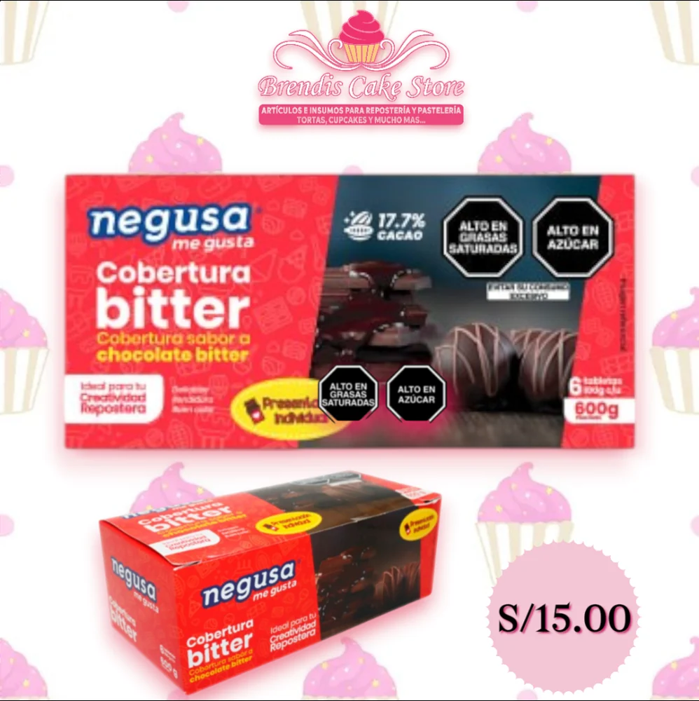 Cobertura Bitter Negusa 600g