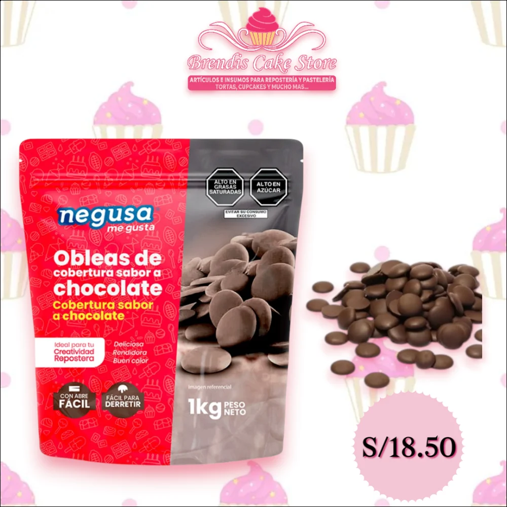 Cobertura Bitter - Obleas 1kg