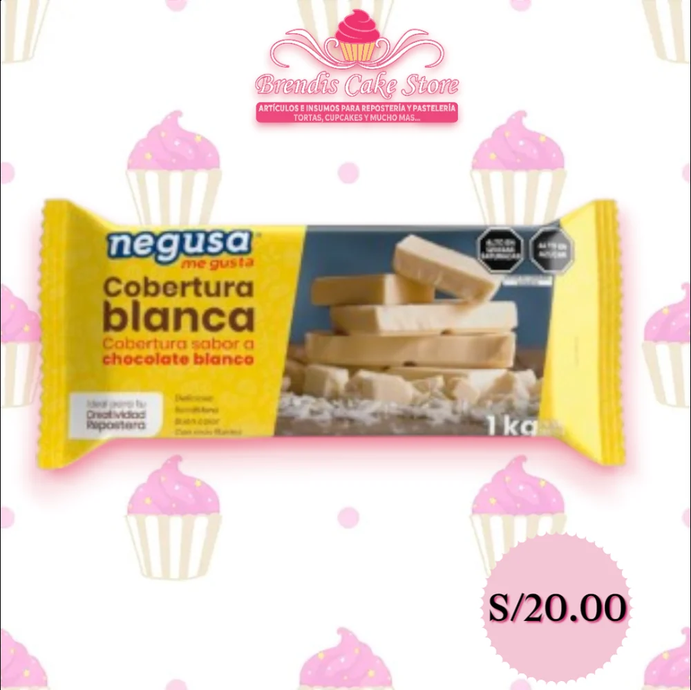 Cobertura Blanca Negusa 1Kg