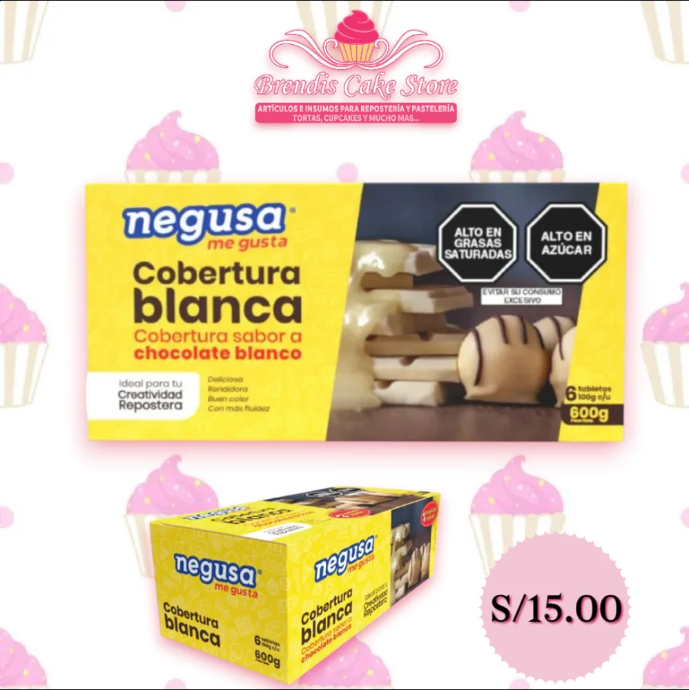 Cobertura Blanca Negusa 600g
