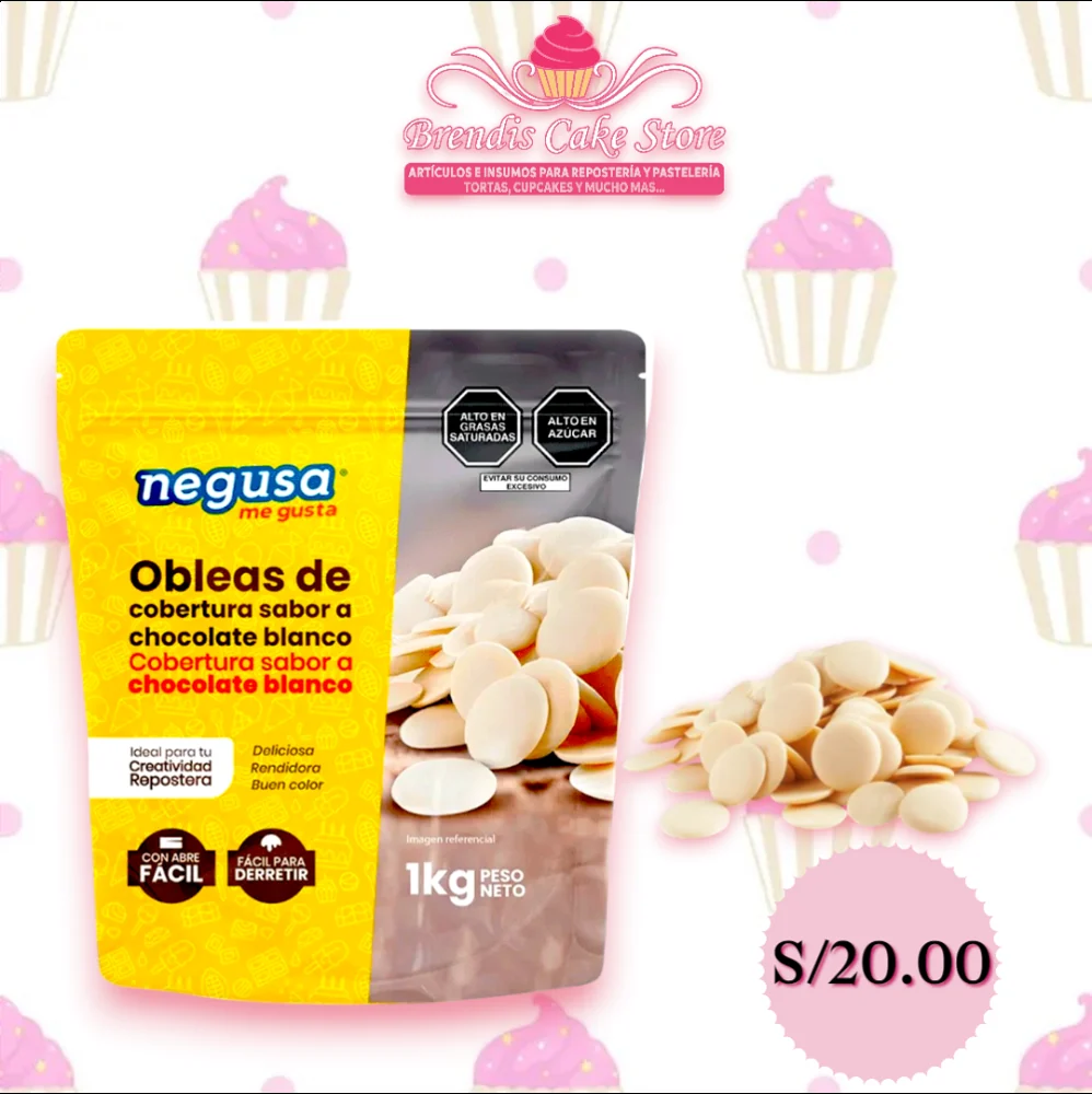 Cobertura Blanca - Obleas 1kg