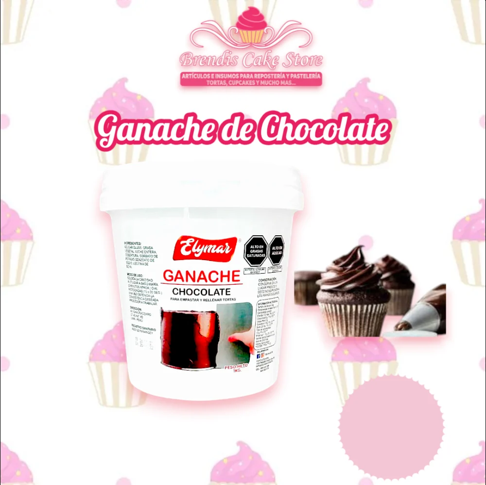 Ganache de Chocolate Elymar 1kg