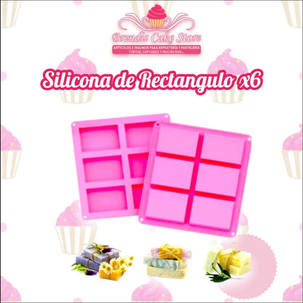 Silicona de Rectángulo x6