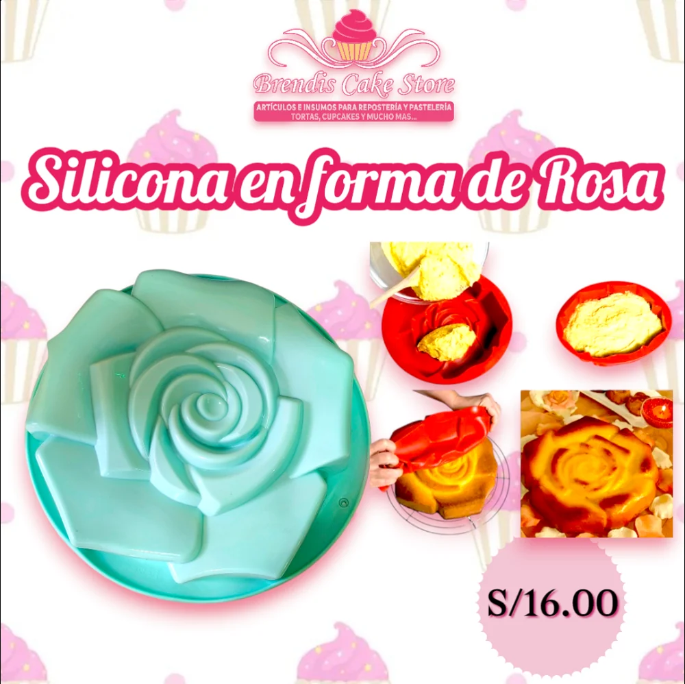 Silicona en forma de Rosa
