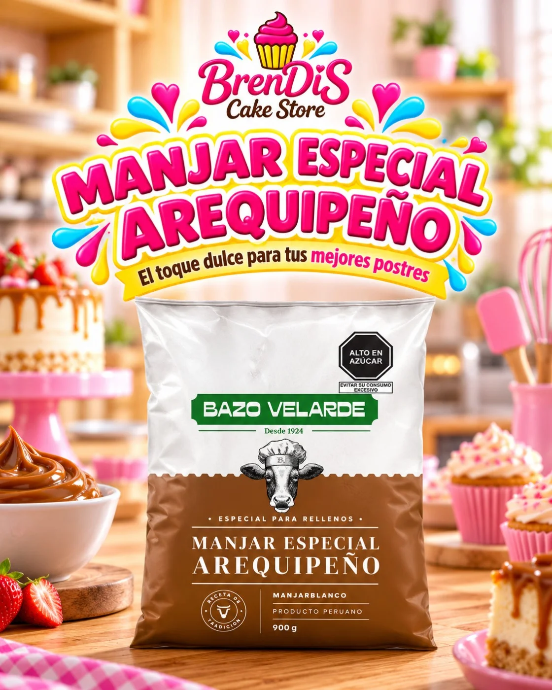 Manjar especial Vaso Velarde - 900g