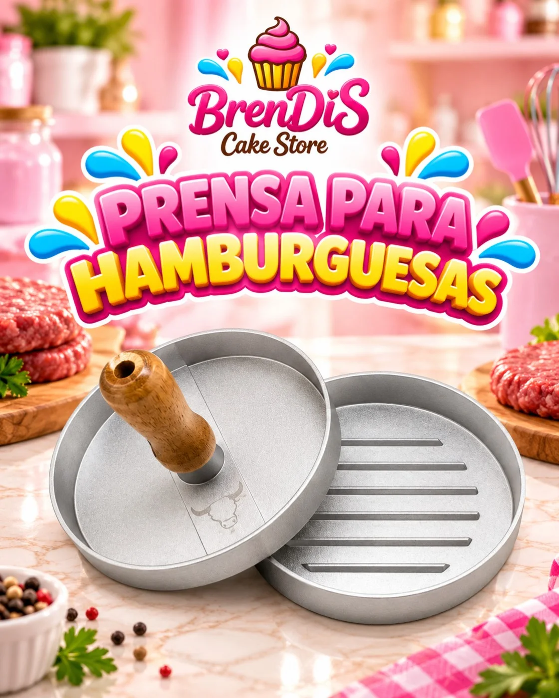 Molde para Hamburguesa
