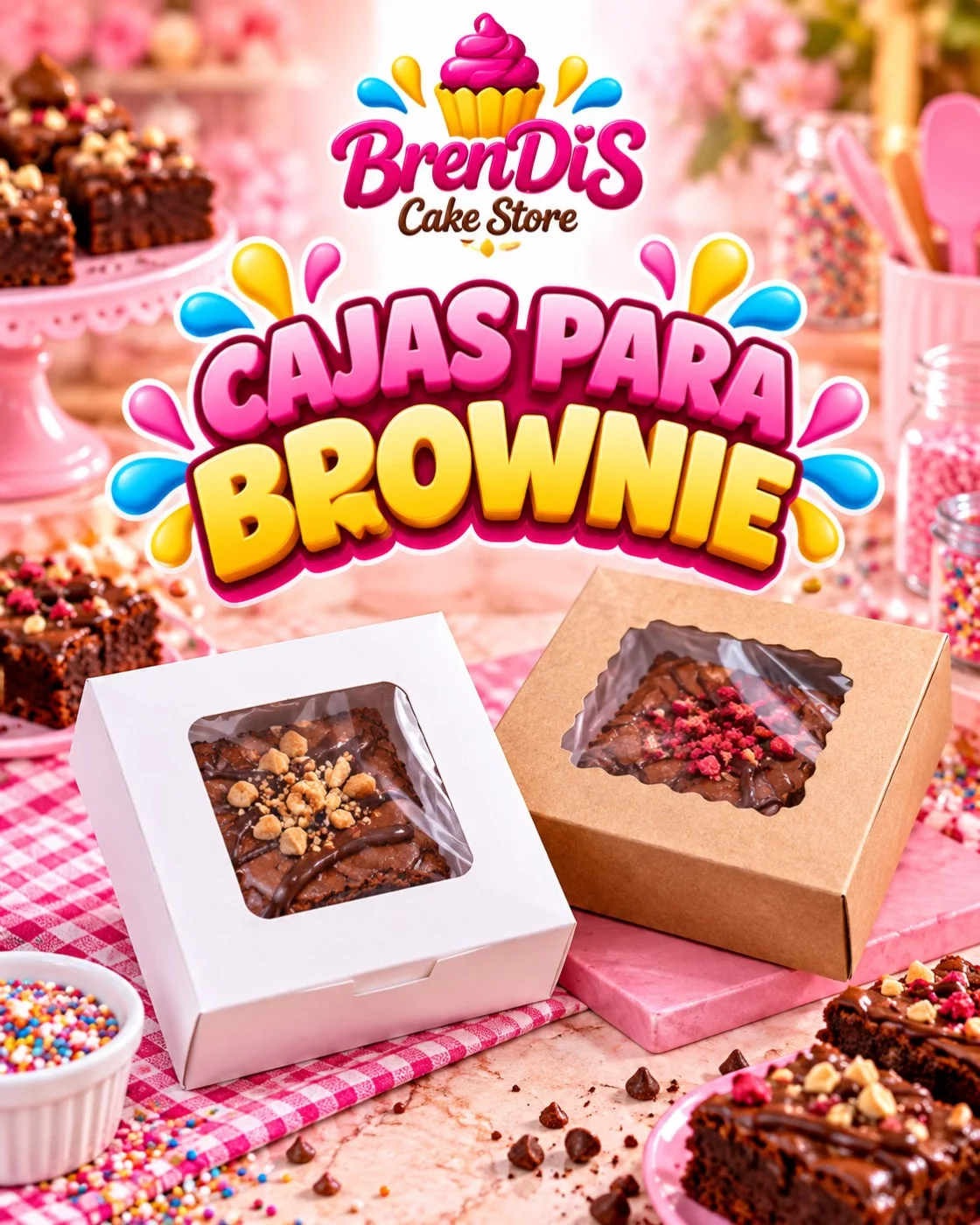 Caja para Brownie